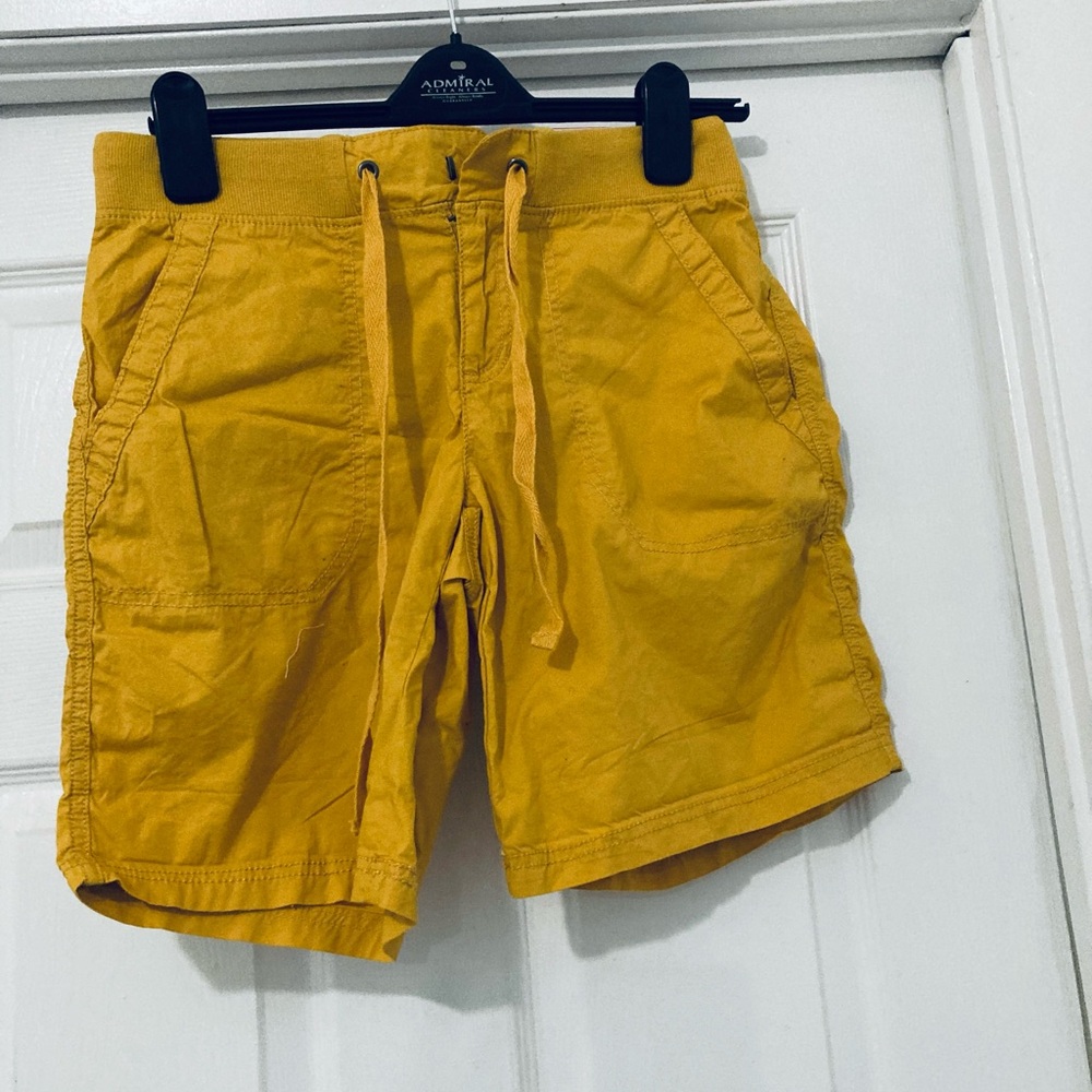 Style & Co. Golden Yellow Mid-Rise Shorts